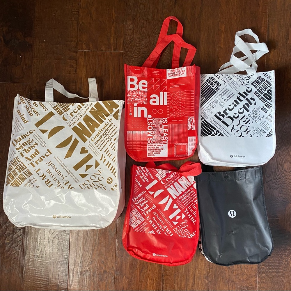 Lululemon Reusable Bags (5-pack)